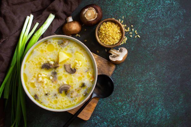 Creamy Chicken & Mushroom Soup